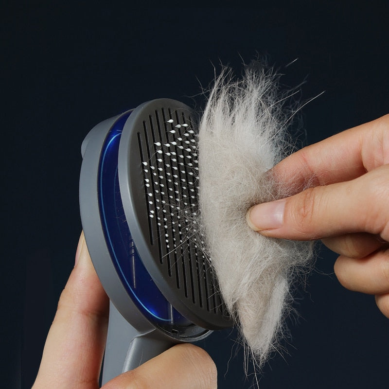 Pet hair brush
