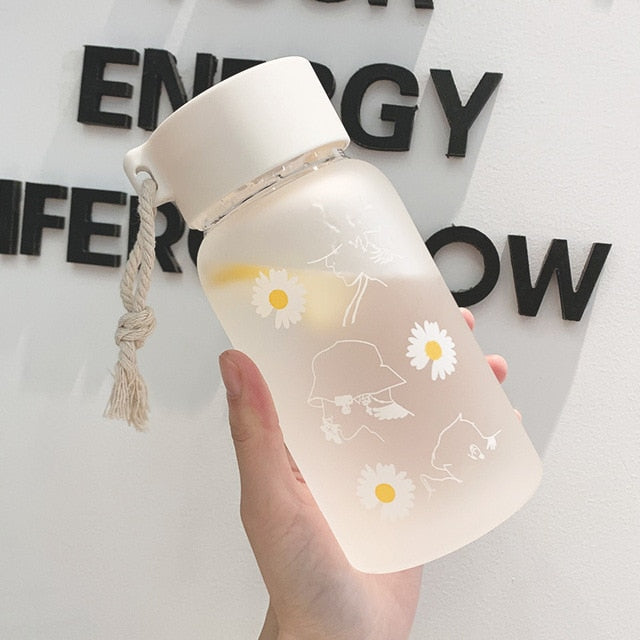 Portable Glass Water bottle